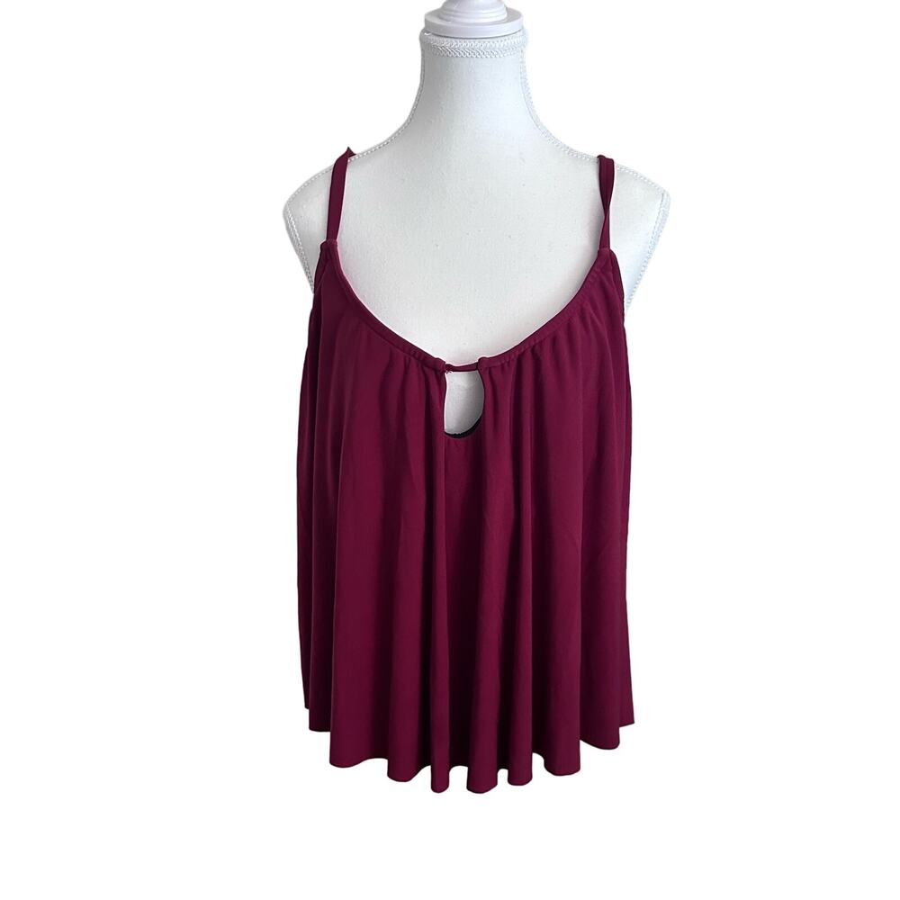 Venus Women’s Red Adjustable Strap Sleeveless Top- size 18